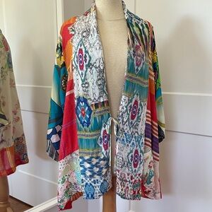 Johnny Was 100% Silk Kimono